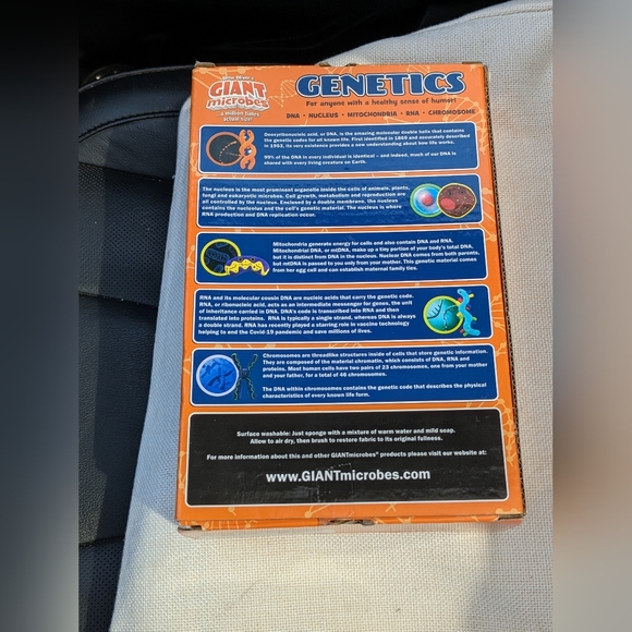 Giant microbes new inbox including DNA, nucleus, mitochondria, RNA and chromosom - Picture 5 of 7